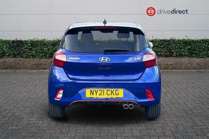 Used Hyundai i10 N Line 100 HP (73 kW) 2021 Blue Hatchback