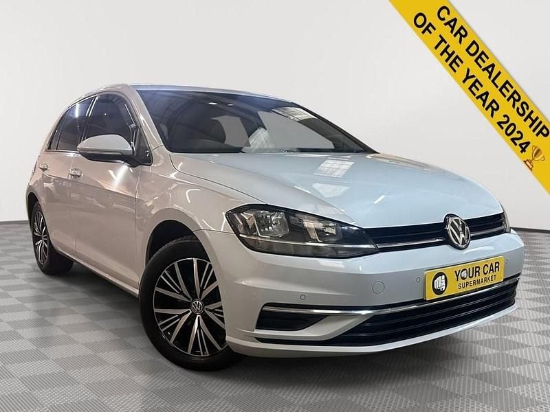 Silver Used 2018 VW Golf VII SE Hatchback | £11,600 (Good price) - Image 1/4