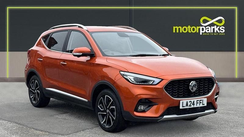 Hoxton orange metallic Used 2024 MG ZS Exclusive Sedan | £16,500 (Fair price) - Image 1/4