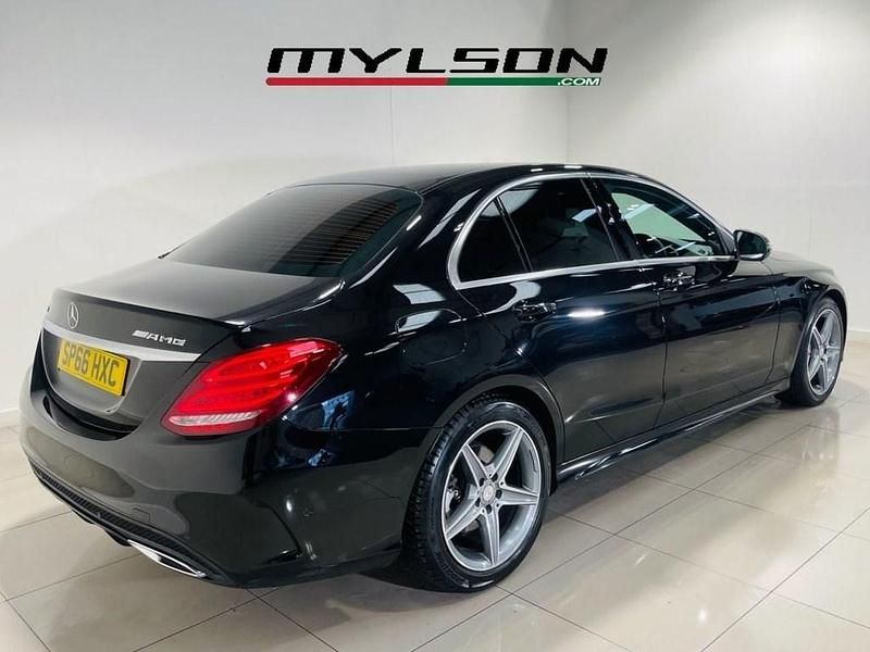 Used Mercedes C250 AMG line 204 HP (150 kW) 2016 Black Sedan