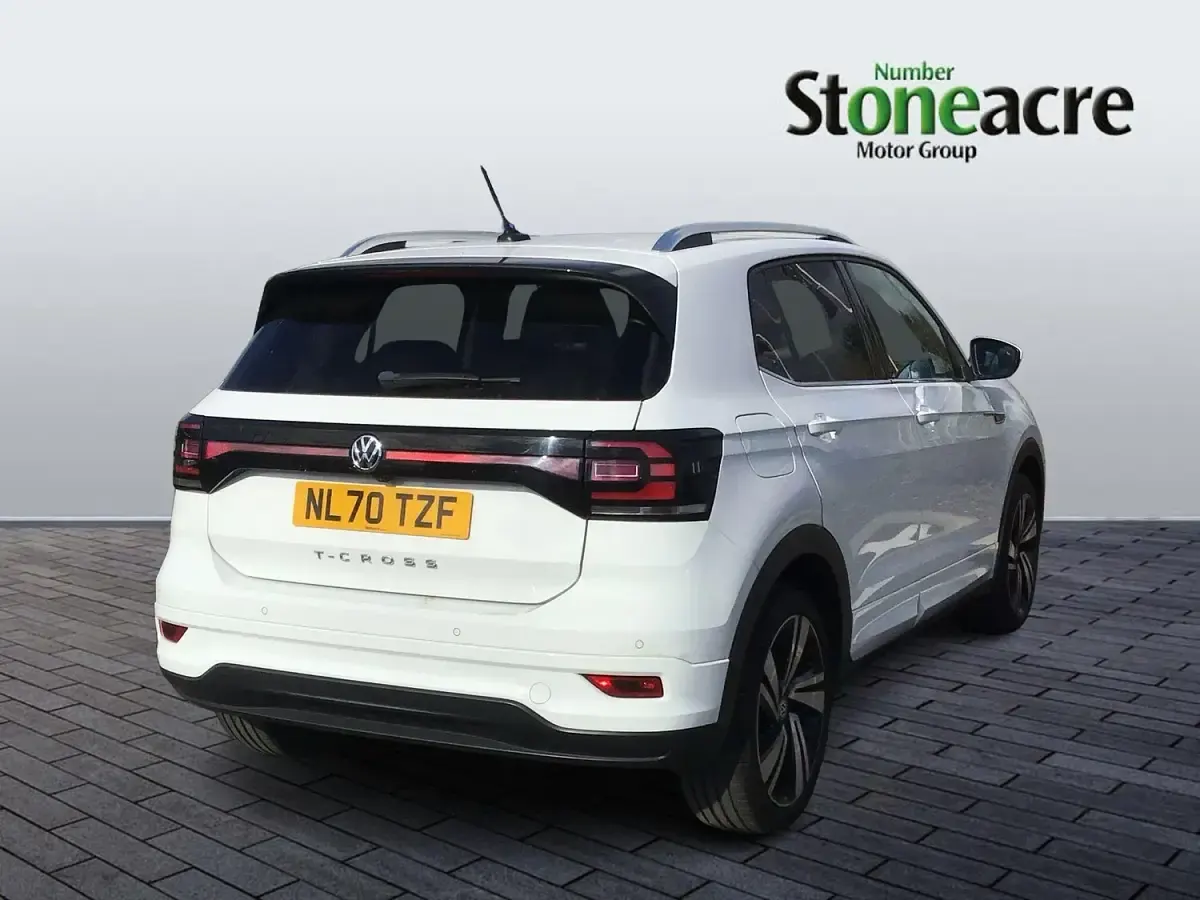 Used VW T-Cross R-line 115 HP (84 kW) 2020 White SUV