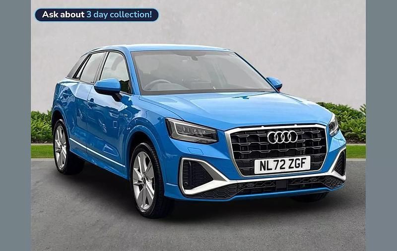 Blue Used 2022 Audi Q2 S-Line SUV | £23,035 (Fair price) - Image 1/4