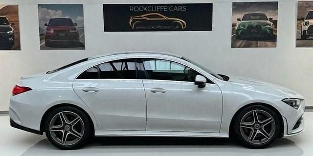 Used Mercedes CLA200 AMG line 163 HP (119 kW) 2020 White Coupe