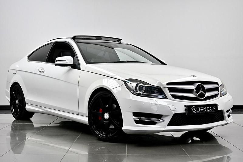 White Used 2015 Mercedes C250 Sport Edition Coupe | £10,250 (Good price) - Image 1/4