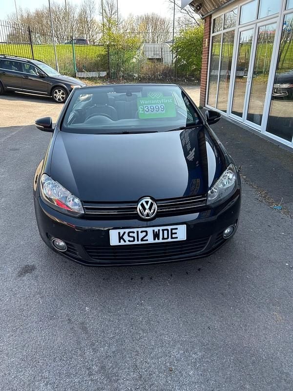 Used VW Golf Cabriolet GT 140 HP (102 kW) 2012 Black Cabriolet