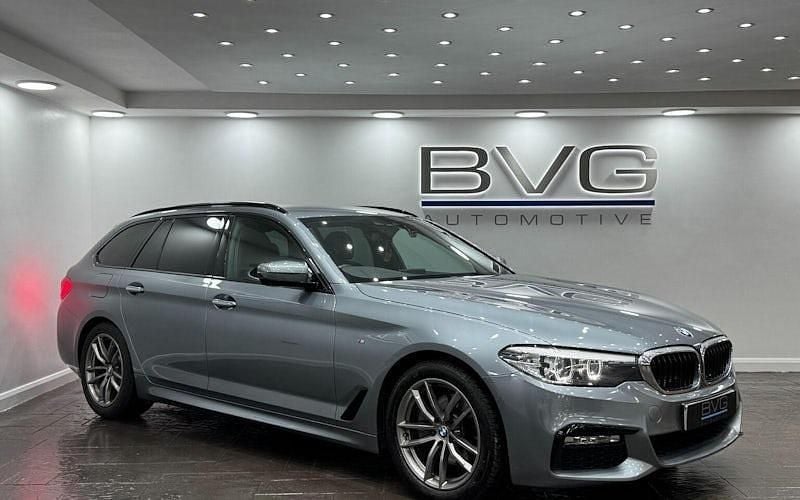 Used BMW 520 M Sport 190 HP (139 kW) 2018 Blue Estate