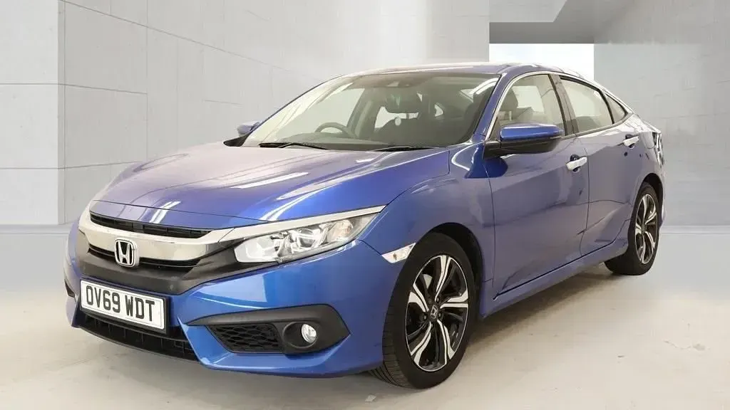 Używany Honda Civic SR 120 KM (88 kW) 2019 Niebieski Sedan/Limuzyna