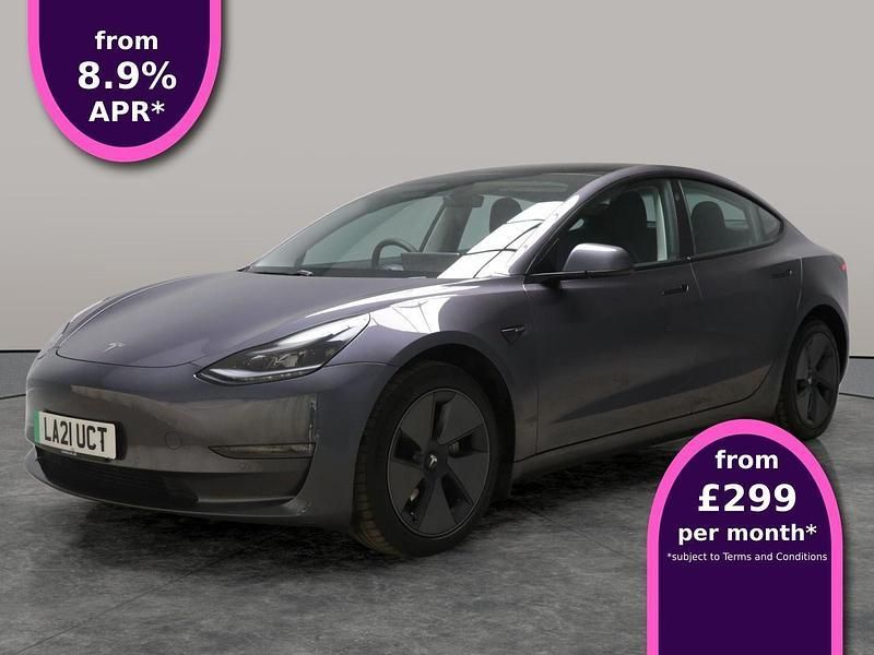 Grey Used 2021 Tesla Model 3 Long Range Sedan | £19,634 (Good price) - Image 1/3