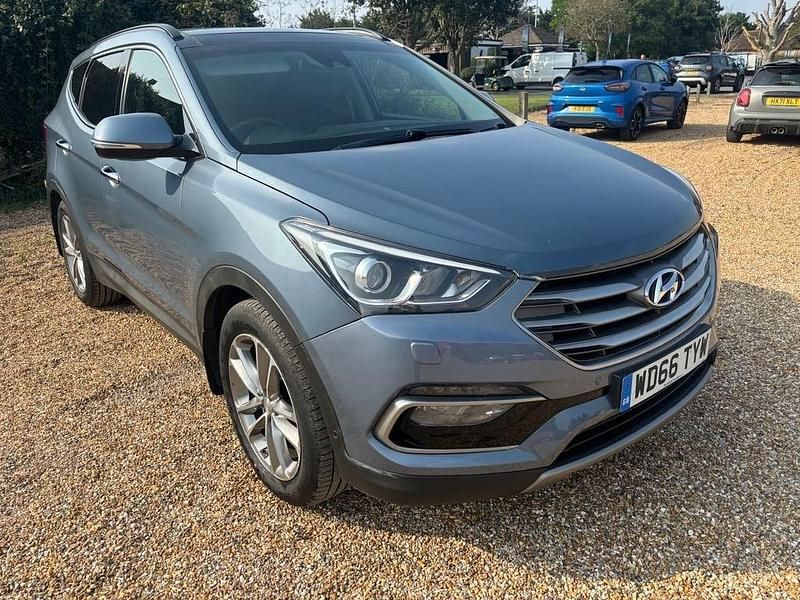 Used Hyundai Santa Fe Premium SE 200 HP (147 kW) 2017 Blue SUV