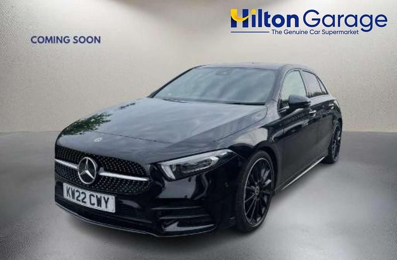 Used Mercedes A180 AMG Line Premium Plus 136 HP (100 kW) 2022 Black Hatchback