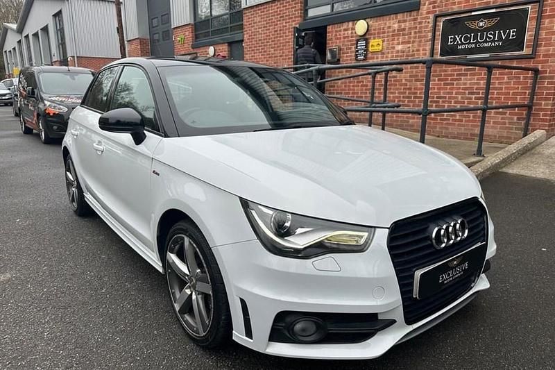 Used Audi A1 Sportback S-Line 122 HP (89 kW) 2014 White Hatchback