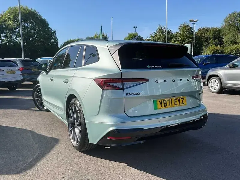 Used Skoda Enyaq iV SportLine 194 kW (265 HP) 2022 Silver SUV