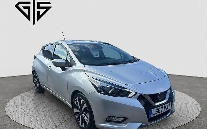 Silver Used 2017 Nissan Micra Tekna Hatchback | £7,995 (Good price) - Image 1/4