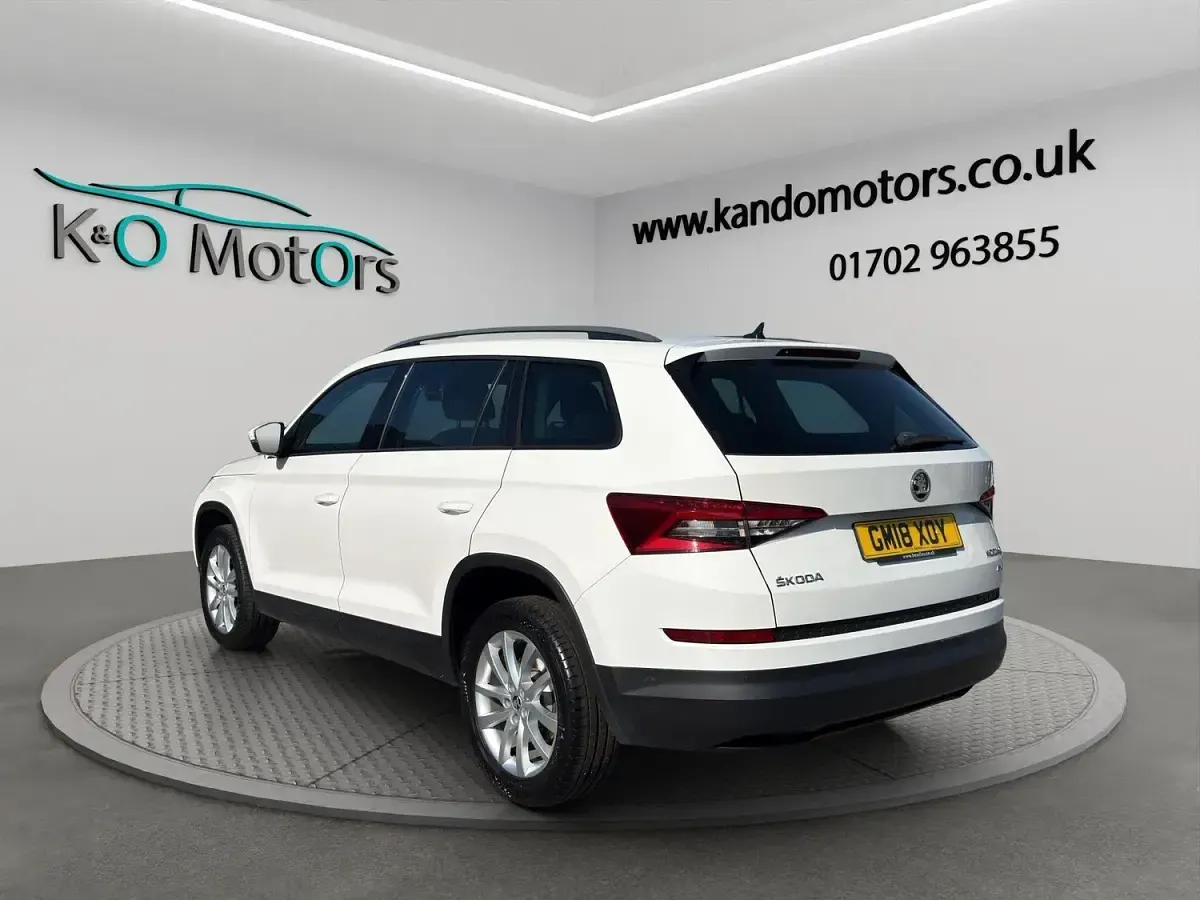 Used Skoda Kodiaq SE 150 HP (110 kW) 2018 White SUV