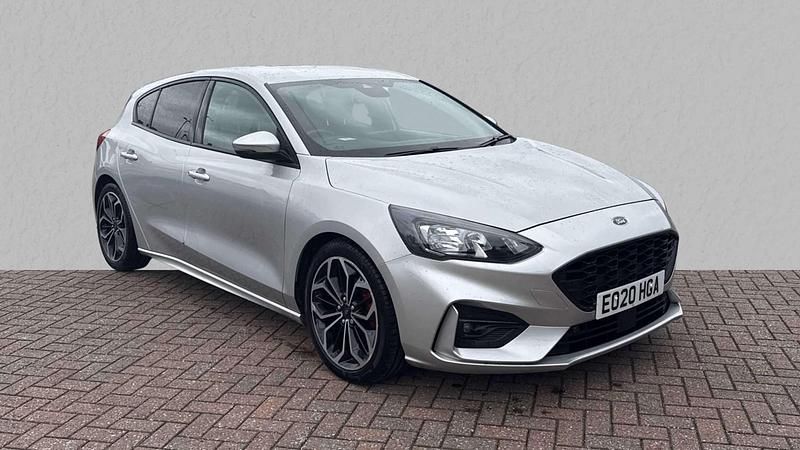 Silver Used 2020 Ford Focus ST-Line X Hatchback | £12,920 (Fair price) - Image 1/4