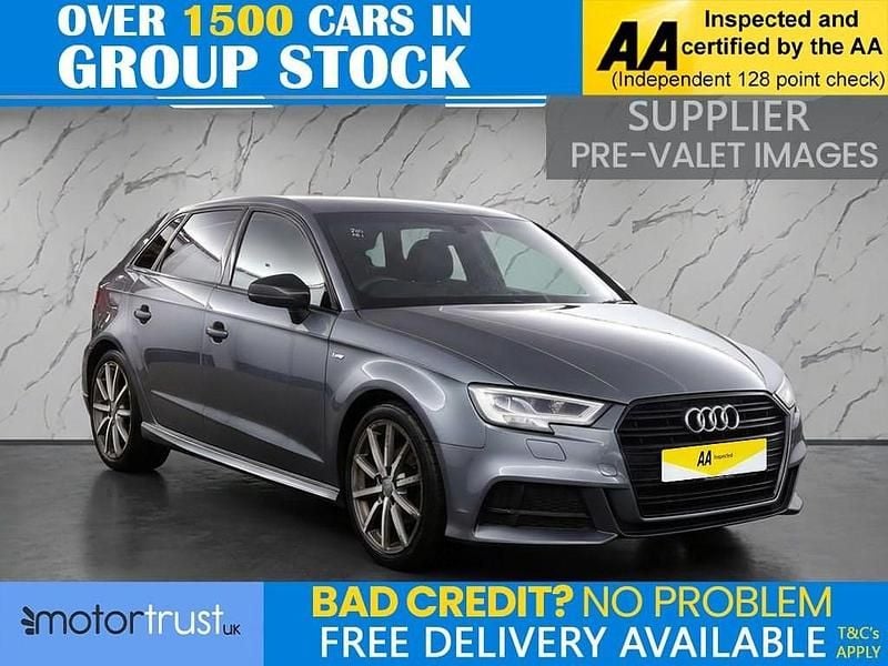 Grey Used 2018 Audi A3 Sportback Black Edition Hatchback | £13,600 (Good price) - Image 1/2