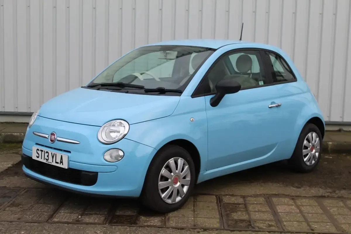 Używany Fiat 500 Pop 69 KM (50 kW) 2013 Niebieski Hatchback
