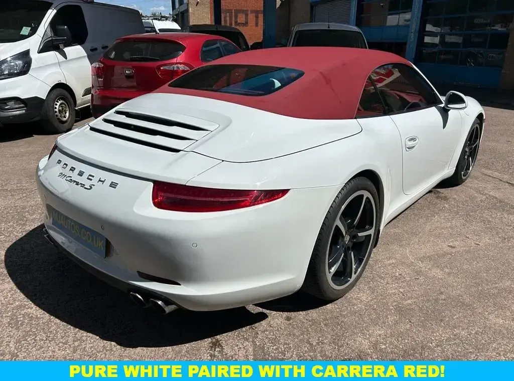 Used Porsche 911S 2013 White Cabriolet