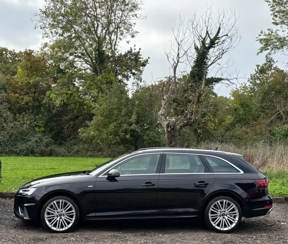 Used Audi A4 S-Line 190 HP (139 kW) 2019 Black Estate