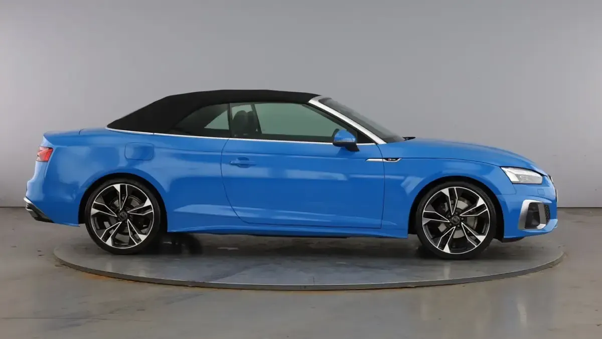 Begagnad Audi A5 Cabriolet Comfort 190 HK (139 kW) 2020 Blå Cab