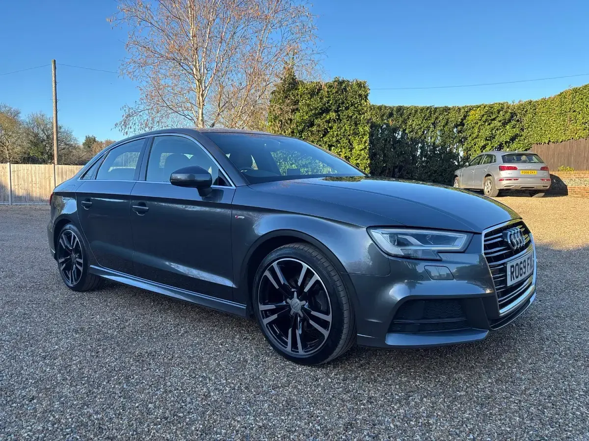 Used Audi A3 S-Line 150 HP (110 kW) 2019 Grey Sedan
