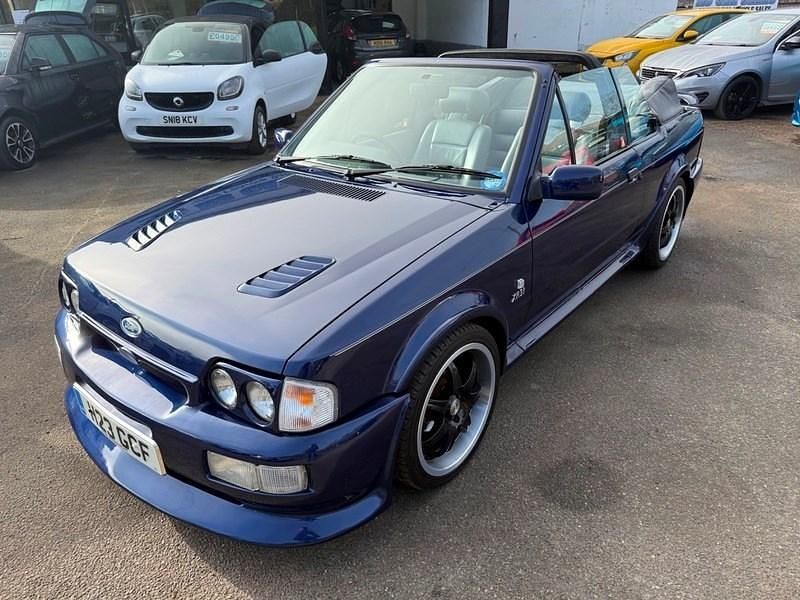Used Ford Escort Convertible 105 HP (77 kW) 1990 Blue Cabriolet