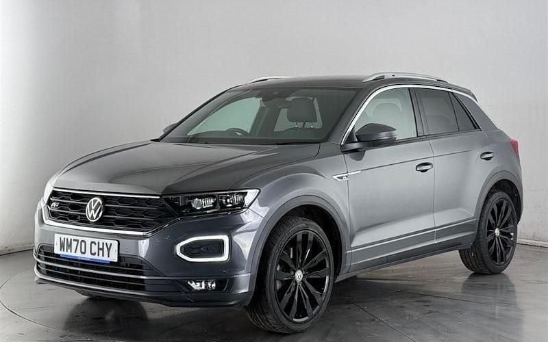 Begagnad VW T-Roc R-line 150 HK (110 kW) 2021 Grå SUV