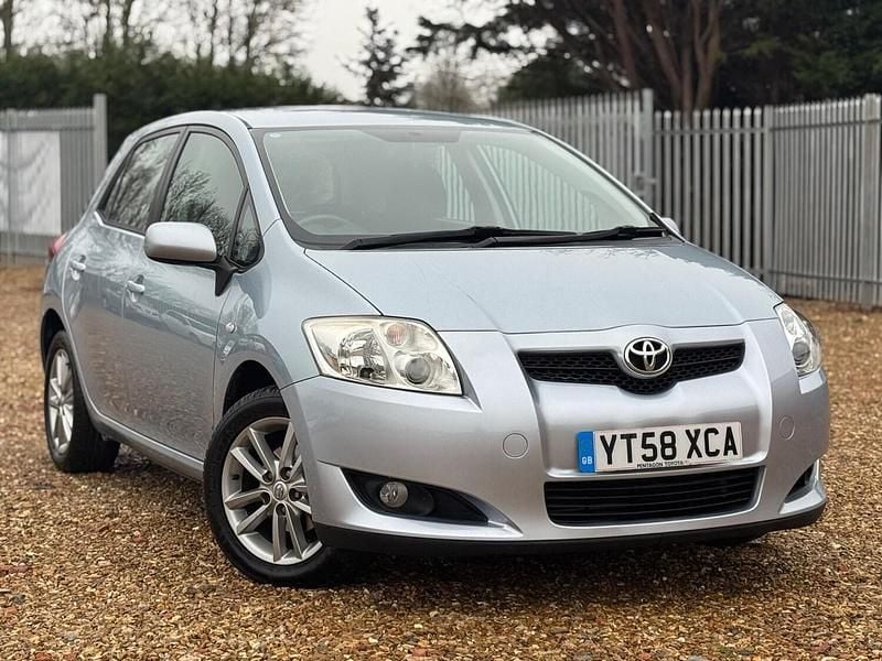 Blue Used 2008 Toyota Auris Hatchback | £4,490 (Fair price) - Image 1/3