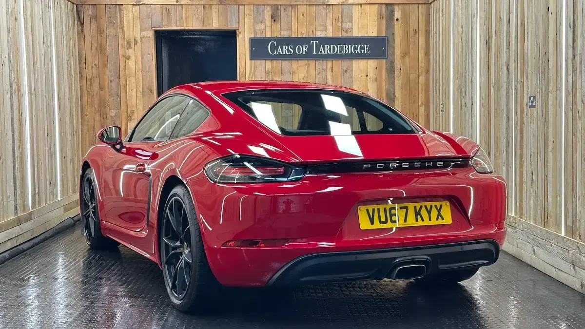 Used Porsche Cayman 2017 Red Coupe
