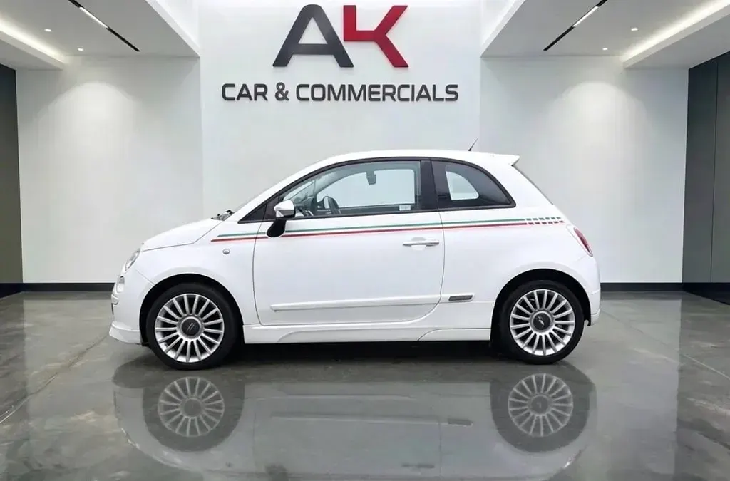 Used Fiat 500 Sport 69 HP (50 kW) 2009 White Cabriolet