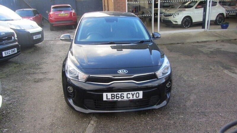 Black Used 2017 Kia Rio 3 Hatchback | £6,995 (A bit pricey) - Image 1/4