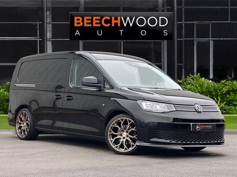 Used VW Caddy Maxi S 102 HP (75 kW) 2021 Black MPV