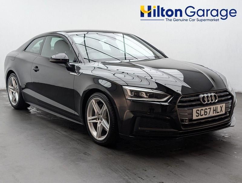 Black Used 2018 Audi A5 S-Line Coupe | £14,450 (Good price) - Image 1/4