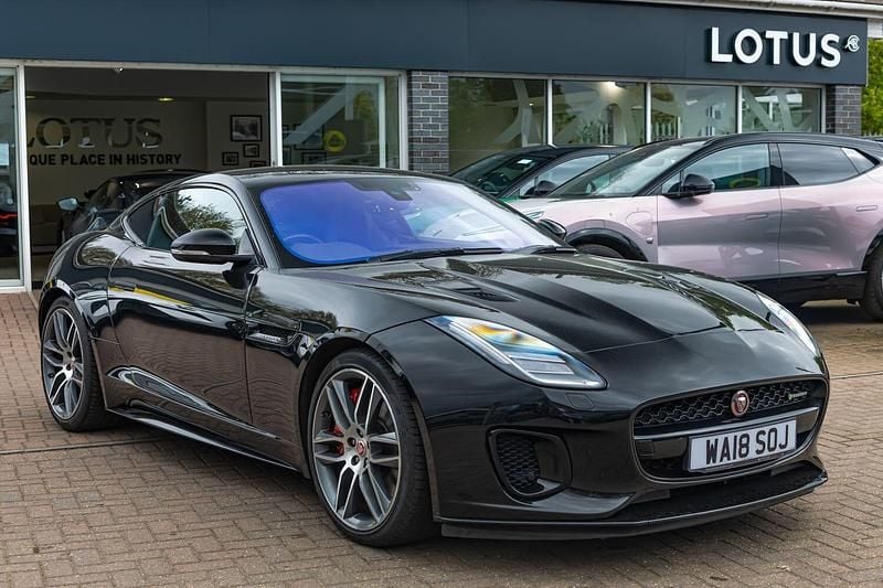 Used Jaguar F-Type R-Dynamic 380 HP (279 kW) 2018 Black Coupe