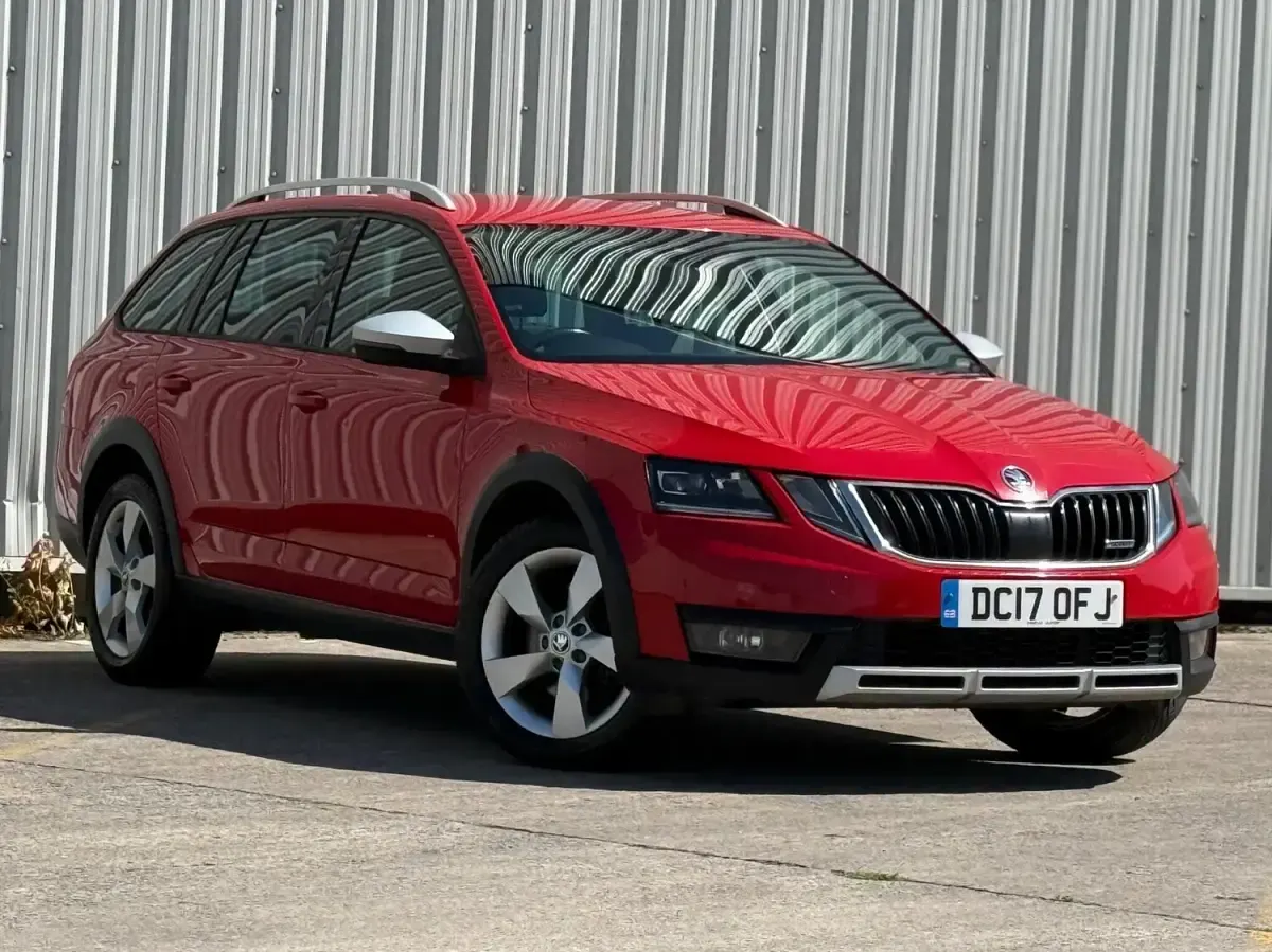 Used Skoda Octavia Scout 4x4 2017 Red Estate