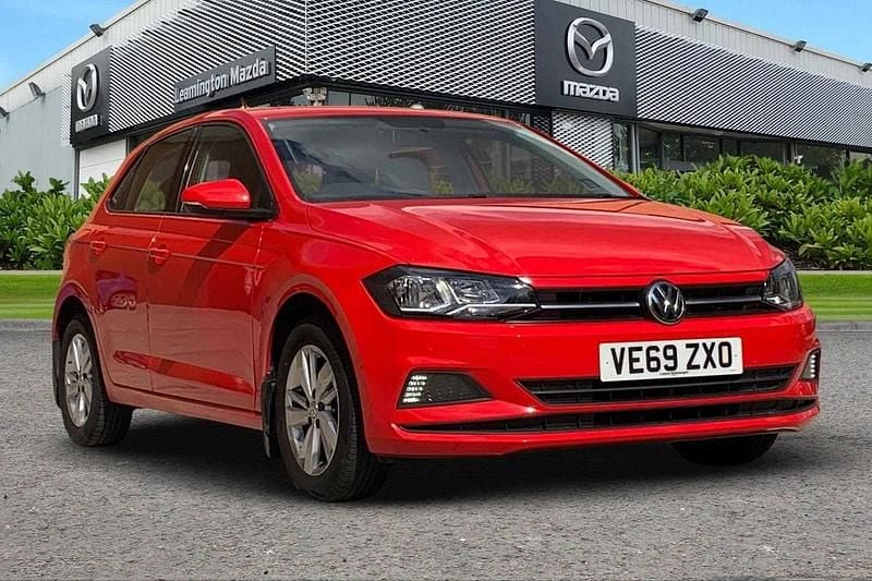 Red Used 2020 VW Polo SE Hatchback | £9,890 (Good price) - Image 1/3