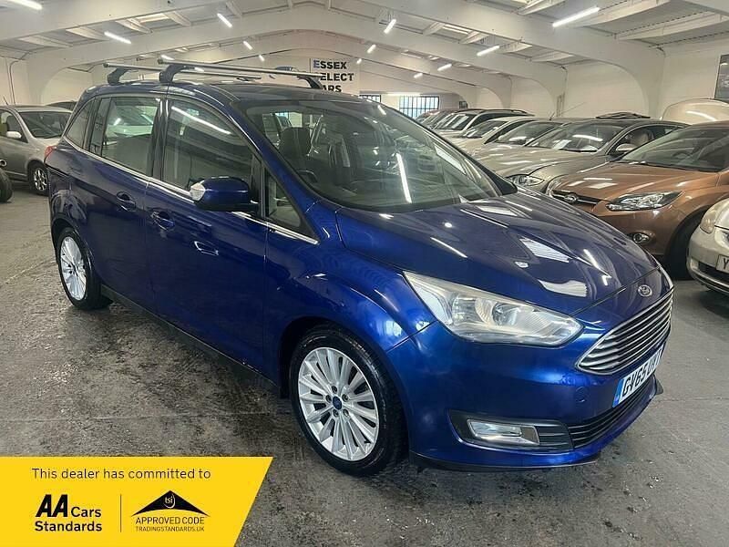 Used Ford Grand C-Max Titanium 120 HP (88 kW) 2016 Blue MPV