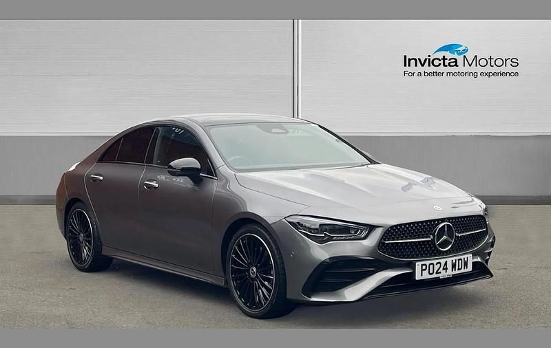 Grey Used 2024 Mercedes CLA200 AMG Line Premium Plus Coupe | £28,525 (Fair price) - Image 1/4