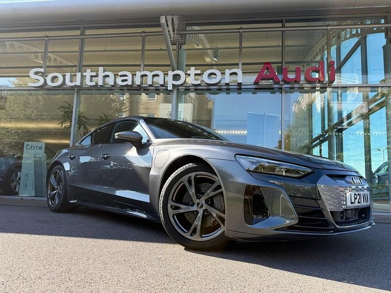 Grey Used 2021 Audi e-tron GT quattro Black Edition Sedan | £32,990 (Fair price) - Image 1/4