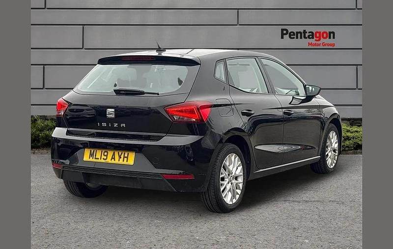 Used Seat Ibiza SE Technology 94 HP (69 kW) 2019 Black Hatchback