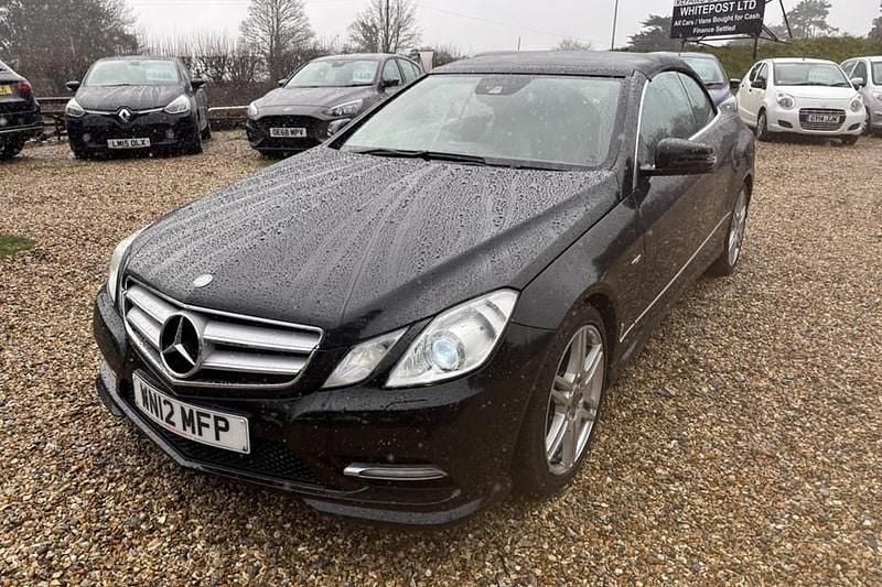 Used Mercedes E250 204 HP (150 kW) 2012 Black Cabriolet