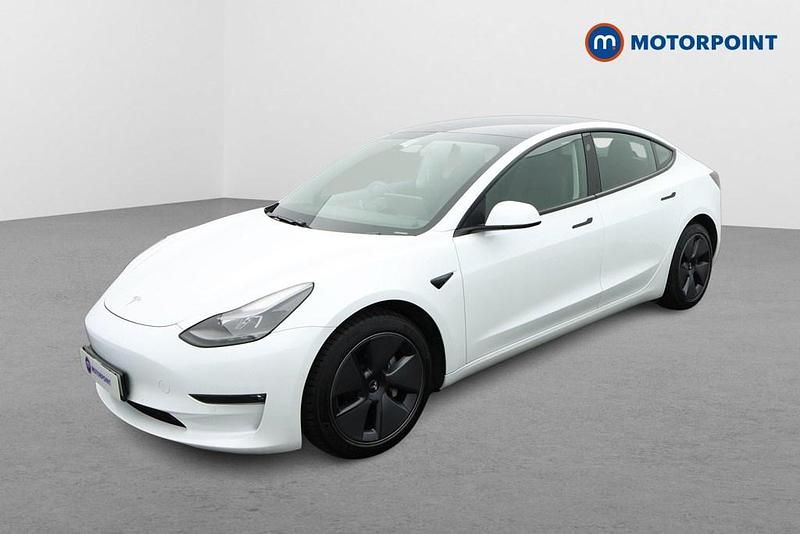 Used Tesla Model 3 Long Range AWD 366 kW (498 HP) 2021 White Sedan