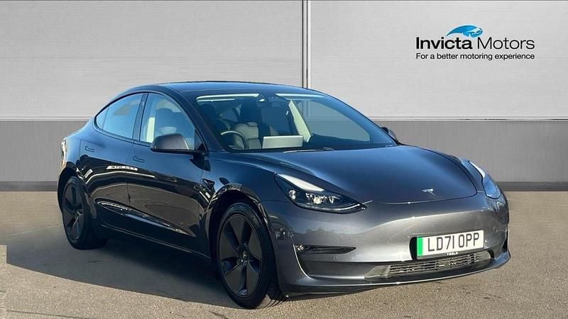 Grey Used 2021 Tesla Model 3 Long Range AWD Sedan | £20,500 (Fair price) - Image 1/4