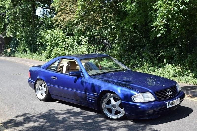 Used Mercedes SL320 228 HP (167 kW) 1996 Blue Cabriolet