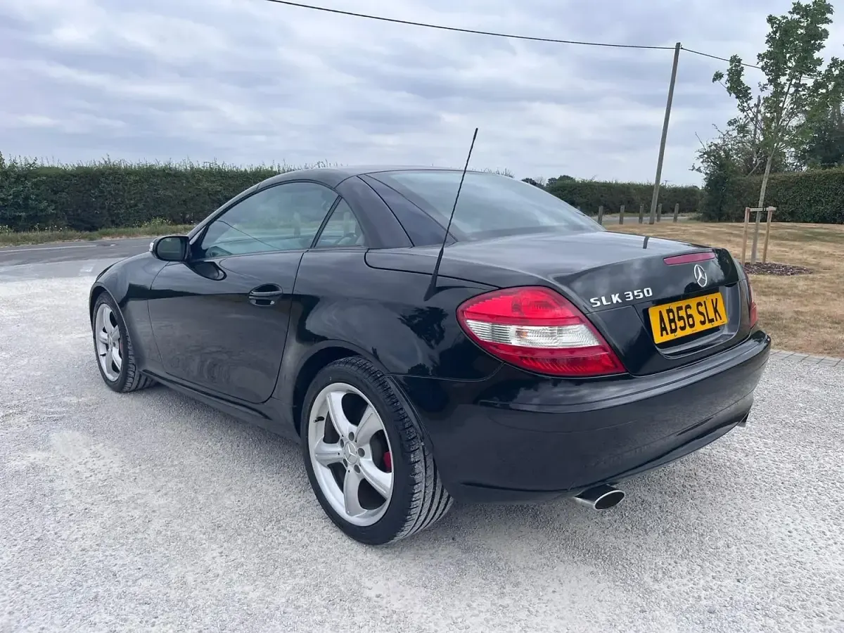 Used Mercedes SLK350 272 HP (200 kW) 2007 Black Cabriolet