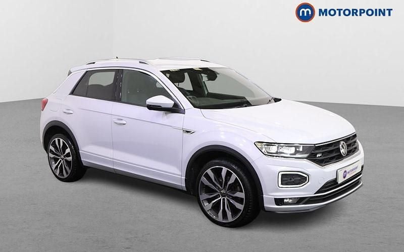 Silver Used 2021 VW T-Roc R-line SUV | £21,399 (Good price) - Image 1/4
