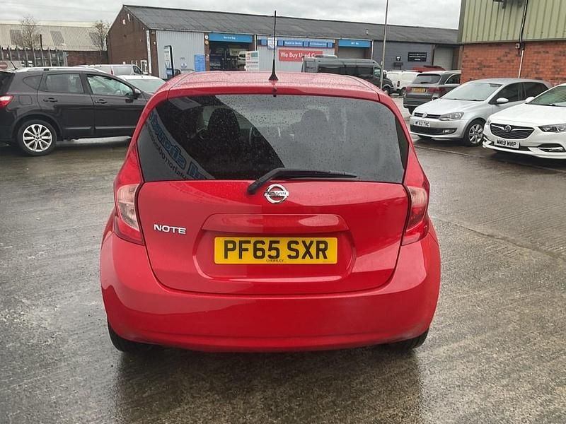 Used Nissan Note Acenta Premium 80 HP (58 kW) 2016 Red Hatchback