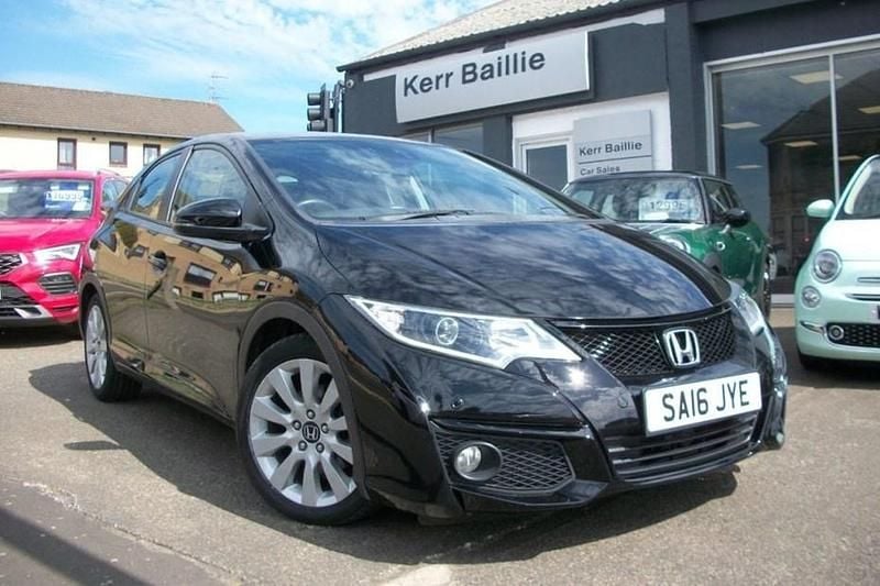 Black Used 2016 Honda Civic SE Plus Hatchback | £10,495 (Good price) - Image 1/1