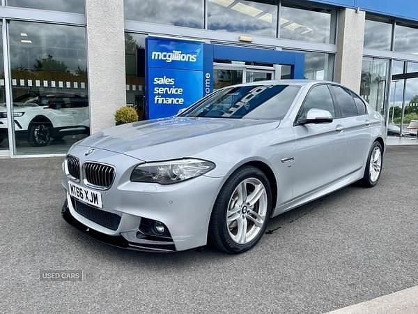 Silver Used 2016 BMW 520 M Sport Sedan | £9,995 (Fair price) - Image 1/4