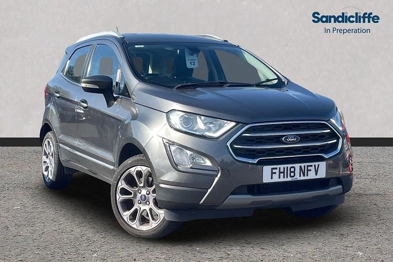 Grey Used 2018 Ford Ecosport Titanium SUV | £10,346 (Fair price) - Image 1/4